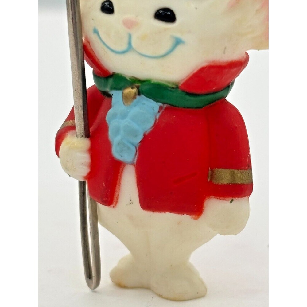 Vintage Hallmark 1982 Thimble #5 Mouse Mini Christmas Ornament Sewing Needle - Picture 10 of 13